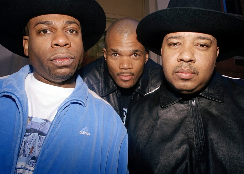 Jam Master Jay, DMC und DJ Run im April 2001. (Bild: APA/Jim Cooper)