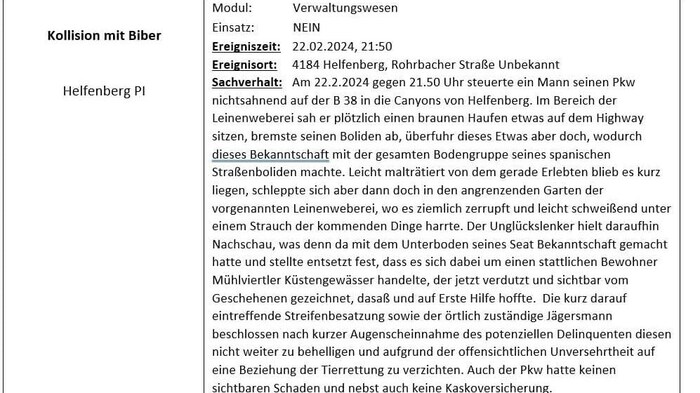 Das Facebook-Posting der oö. Polizei