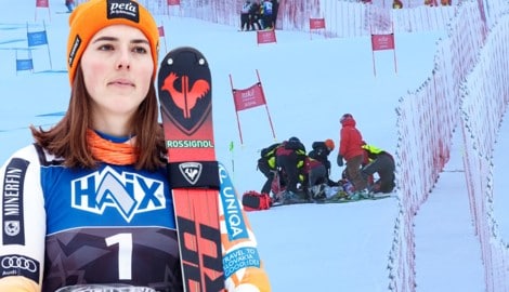 Petra Vlhova droht sogar das Karriereende. (Bild: GEPA, Screenshot ORF)