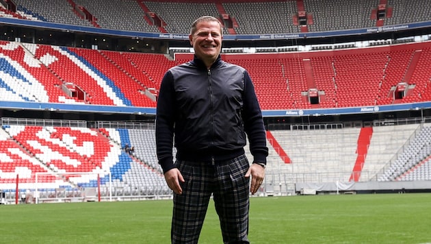 Max Eberl will bei den Bayern das „Mia san mia“-Gefühl wieder stärken (Bild: APA/AFP/ALEXANDRA BEIER)