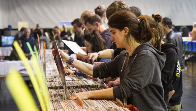 Beim Vinyl & Music Festival ist wieder herzhaftes Stöbern angesagt. (Bild: Esther Crapelle)