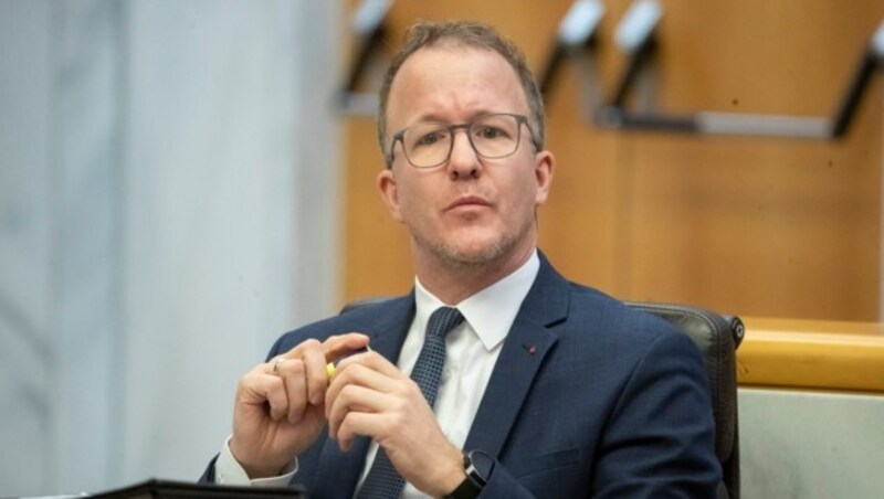 Sicherheitlandesrat Christian Gantner. (Bild: Maurice Shourot)