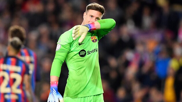 Marc-Andre ter Stegen muss um seinen Stammplatz zittern. (Bild: APA/AFP/Pau BARRENA)
