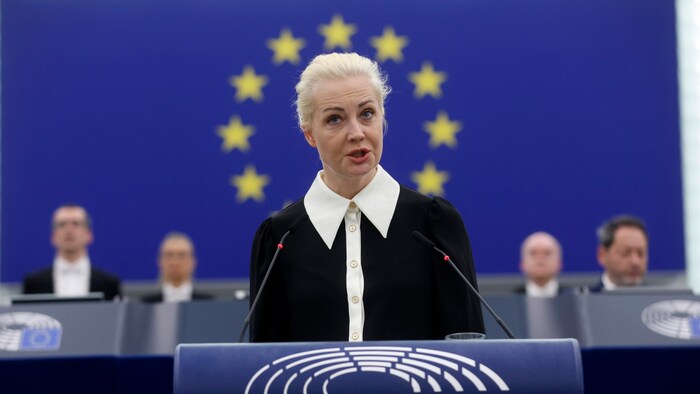 Nawalnajas Rede vor dem Europäischen Parlament wurde viel beachtet.