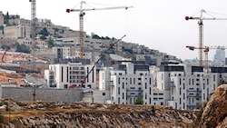 Bau neuer Siedlungen im Westjordanland (Bild: APA/AFP/AHMAD GHARABLI)