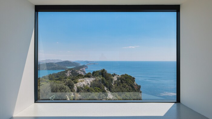 Visit the glassed-in viewing platform at the Grpašćak Interpretation Centre, which rises above ...