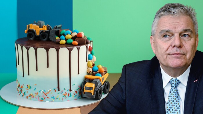 Leo Jindrak, Bundesinnungsmeister der Lebensmittelgewerbe, ärgern die Pfuscher.