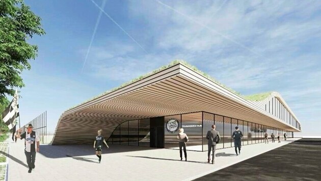 Sturms erste Entwürfe für das neue Trainingszentrum.  (Bild: SK Sturm)