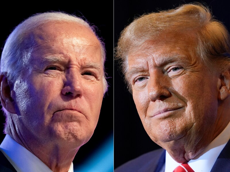 Biden und Trump liefern sich Aussetzer am laufenden Band. (Bild: AP)