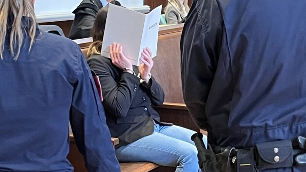 The first defendant on Thursday in Krems Regional Court. (Bild: zVg)