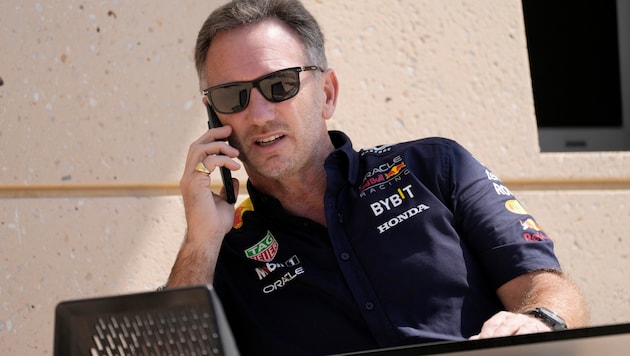 Christian Horner can probably count on the support of his former assistant again. (Bild: Copyright 2024 The Associated Press. All rights reserved)