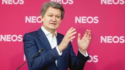 Helmut Brandstätter geht als NEOS-Spitzenkandidat ins Rennen. (Bild: Michael Indra / SEPA.Media / picturedesk.com)