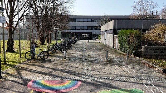 No stress at school in Bregenz on Monday (Bild: Maurice Shourot)