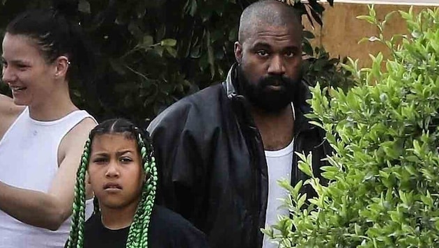 Depuis leur séparation, Kanye West et Kim Kardashian ne cessent de se disputer sur l'éducation de leurs enfants. (Bild: www.PPS.at)