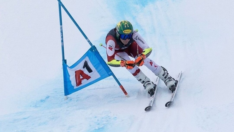 Moritz Zudrell is competing in the giant slalom today and tomorrow. (Bild: Andreas Ehrenberger)