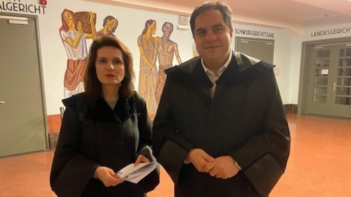 Astrid Wagner and Sascha Flatz are on duty as defense lawyers.