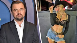 „Playboy“-Model Hieke Konings lästert über die bizarren Sex-Vorlieben von Leonardo DiCaprio. (Bild: APA/AFP/VALERIE MACON, instagram.com/hieke_konings Krone KREATIV,)