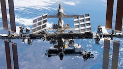 An der Internationalen Raumstation ISS ist neuerlich ein Leck festgestellt worden, aus dem Luft austritt. (Bild: NASA)