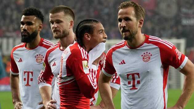 Leroy Sané (2.v.r.) fehlt gegen Freiburg. (Bild: ASSOCIATED PRESS)