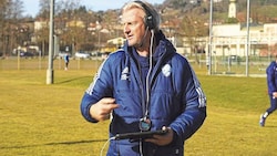 Hartberg-Trainer Markus Schopp testete den Coachwhisperer. (Bild: Coachwhisperer)