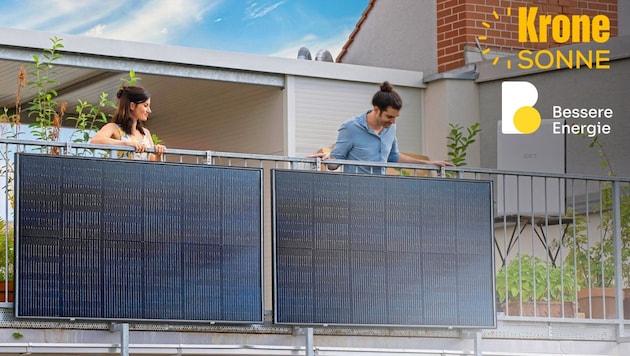 A Krone SolMate nem csak egy befektetés a környezetbarát energiába, hanem saját otthona jövőjébe is. A mini PV-rendszer tárolóval és számos telepítési lehetőséggel pontoz. (Bild: Krone Marketing, Krone KREATIV)