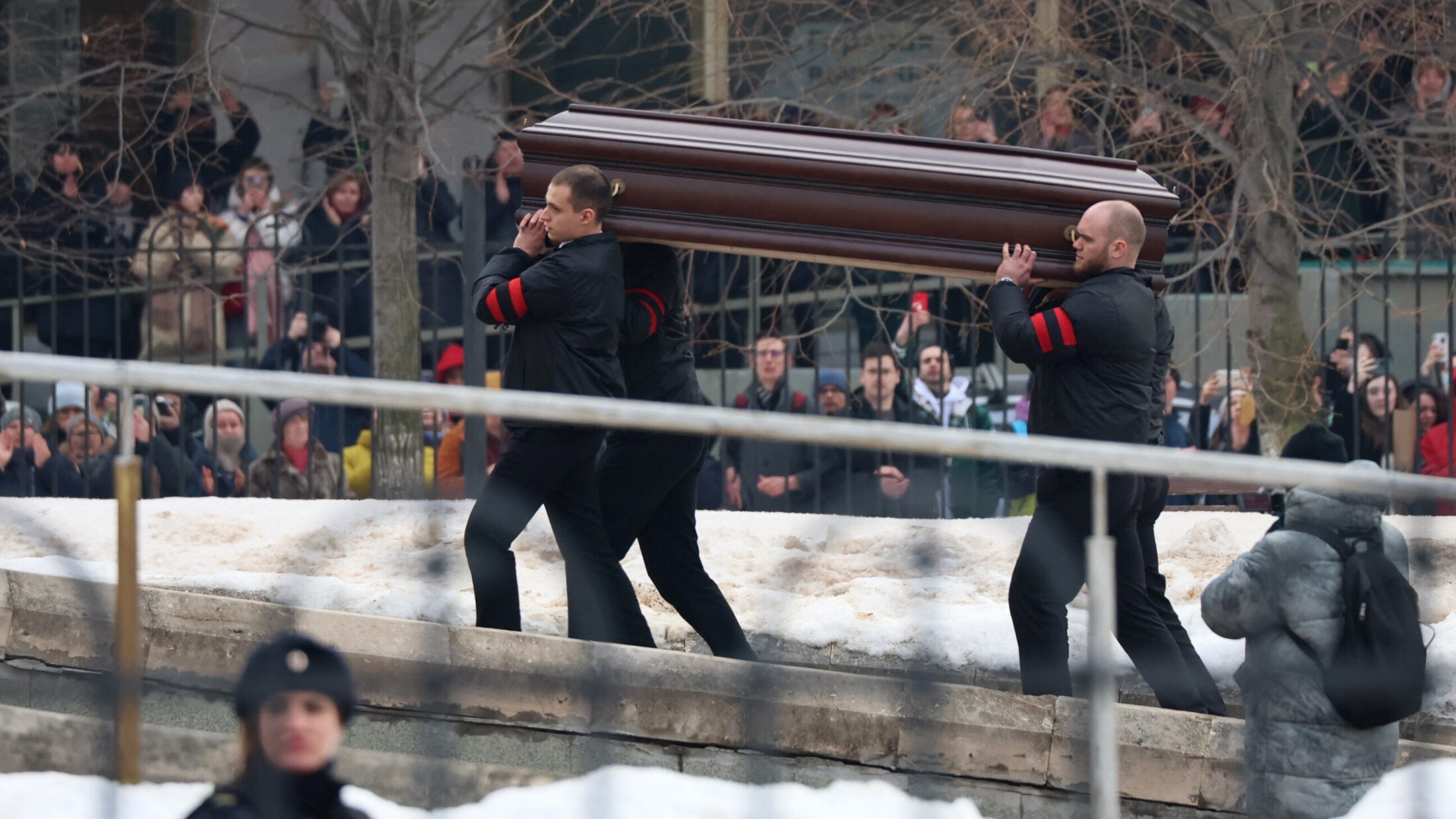 Freitagmittag wurde Alexej Nawalny beerdigt. (Bild: AFP)