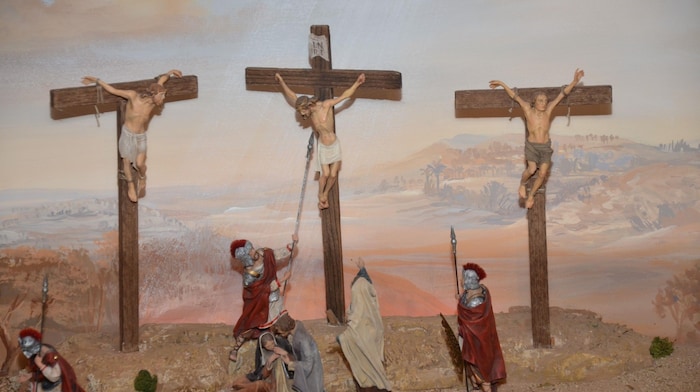 Lenten nativity scenes can once again be seen in many churches.