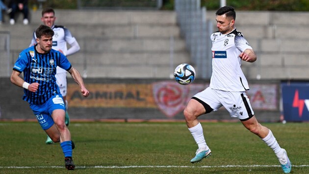 Kristijan Makovec (re.) spielte in der Saison 2018/19 beim KSV. (Bild: GEPA pictures)