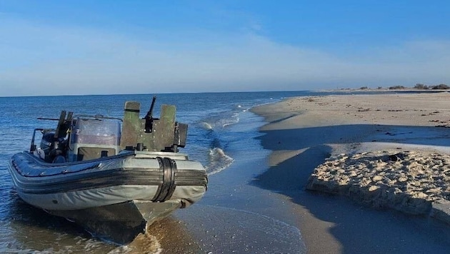 La course au succès des forces navales ukrainiennes s'est apparemment soldée par une catastrophe en Crimée. (Bild: OSINT)