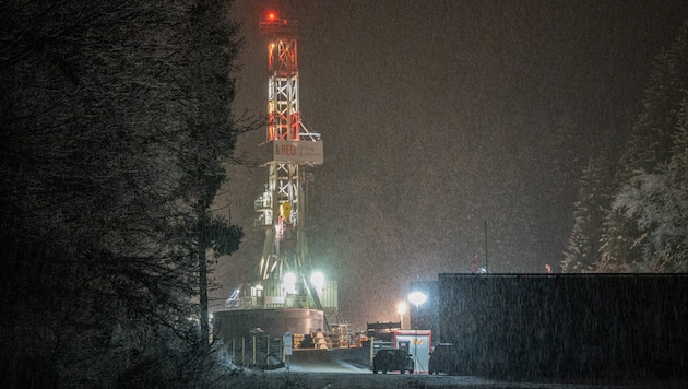 The ADX drilling rig in Molln. (Bild: picturedesk.com)