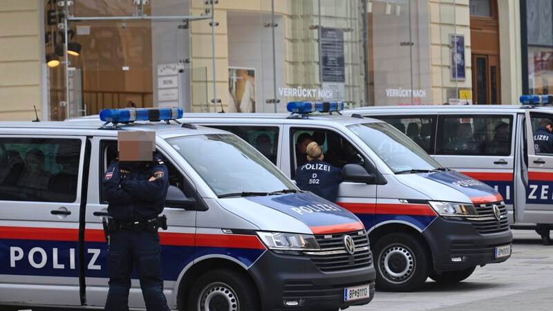 En sólo una semana, la policía detuvo a unos 100 manifestantes en Viena. (Bild: Tomschi Peter)