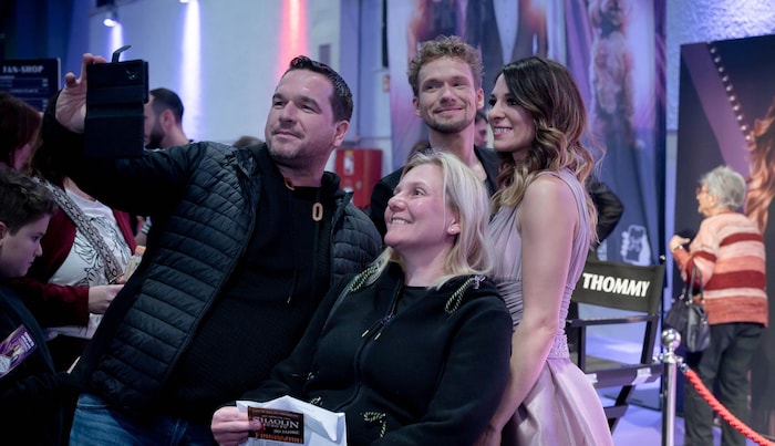 Selfies with the stars were in high demand.