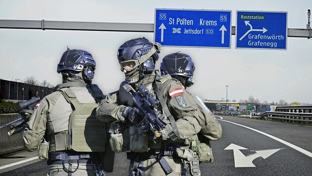 Karner personal protection officers saved the life of a driver on the Stockerau expressway. The man probably had an epileptic seizure (symbolic image). (Bild: Antal Imre; Patrick Huber Krone KREATIV,)