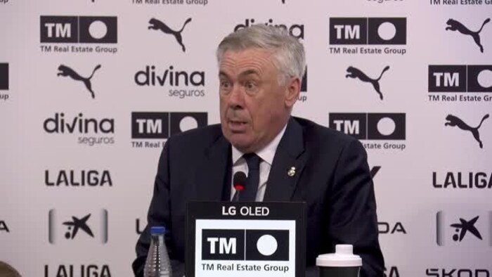 Real Madrid scored the winning goal against Valencia shortly after the final whistle and Jude ...