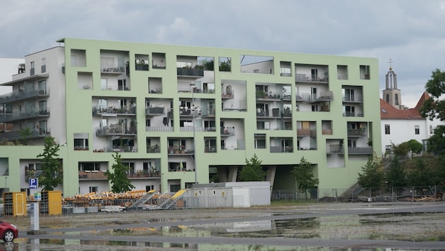 The affected tenants from the Graz Messequartier are still fighting (Bild: Sepp Pail)