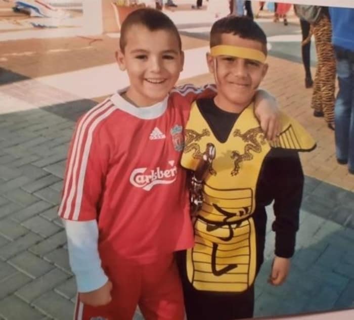 Oscar Gloukh and his buddy Afik were already best friends as children.