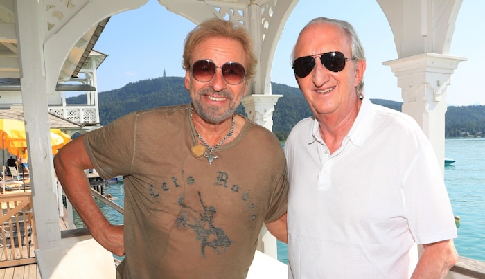 Stars am Wörthersee: Thomas Gottschalk und Mike Krüger.
