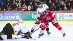 Mursak und Co. gelang gegen Ex-KAC-Goalie Madlener kein Tor. (Bild: GEPA)