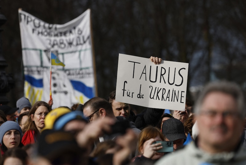 Aus der Ukraine kommen seit Monaten Forderungen nach den Taurus-Marschflugkörpern. (Bild: AFP)