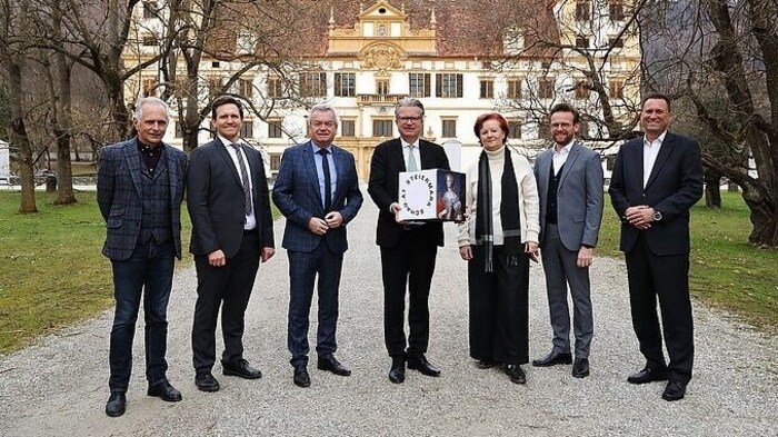 Die Verantwortlichen der Steiermark Schau - Günther Holler-Schuster, Marko Mele, Barbara Kaiser, ...