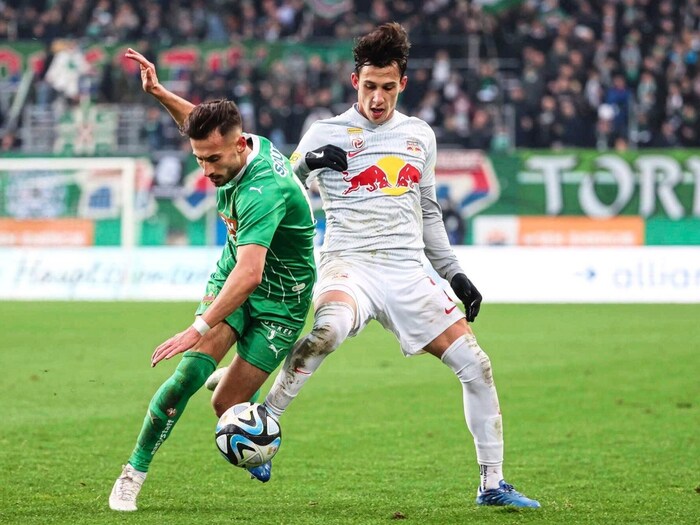 Sein letztes Spiel absolvierte Capaldo (re.) im Dezember gegen Rapid.