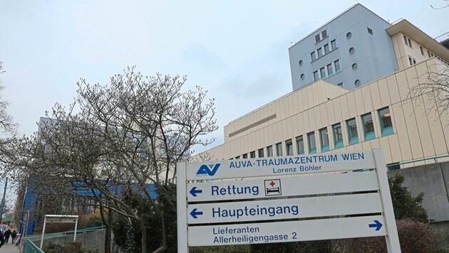Une ossature en acier sans béton : de par sa construction, l'UKH Lorenz Böhler dans le quartier de Brigittenau est unique parmi les hôpitaux. (Bild: Peter Tomschi)