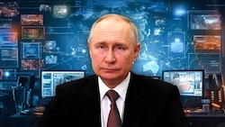Wladimir Putin lässt seine IT-Fachleute eifrig in der Welt herumspionieren. (Bild: Adobe Stock (KI), Krone Kreativ)