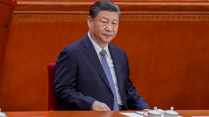 Der chinesische Präsident Xi Jinping bei der Eröffnungszeremonie
