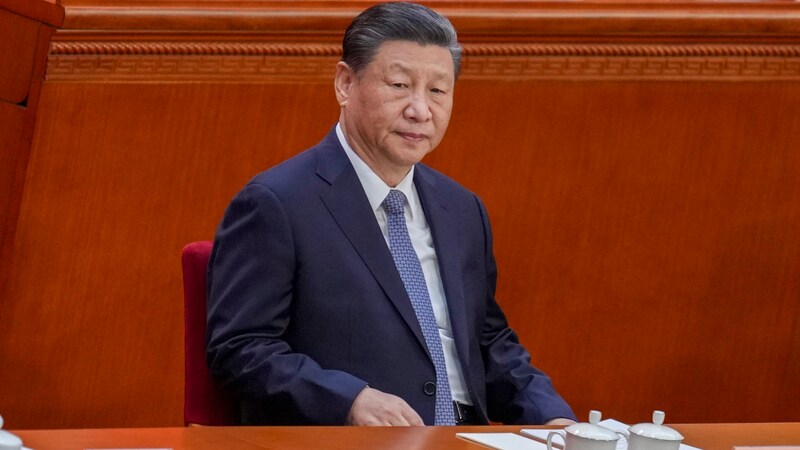 Le président chinois Xi Jinping lors de la cérémonie d'ouverture. (Bild: ASSOCIATED PRESS)