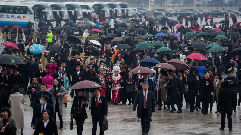 Sin embargo, el tiempo dejó mucho que desear. (Bild: ASSOCIATED PRESS)