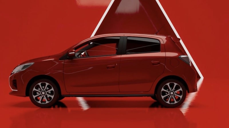 Der Mitsubishi Mirage schneidet unter den Verbrennern am besten ab. (Bild: Mitsubishi)