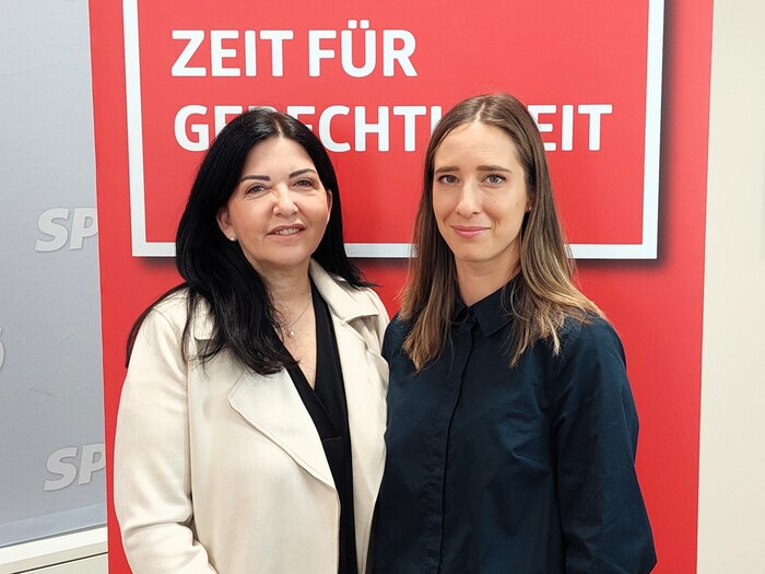 Manuela Auer und Stefanie Matei.