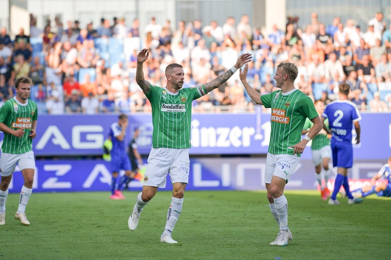 Guido Burgstaller (li.) und Marco Grüll fehlen in Klagenfurt (Bild: GEPA pictures)