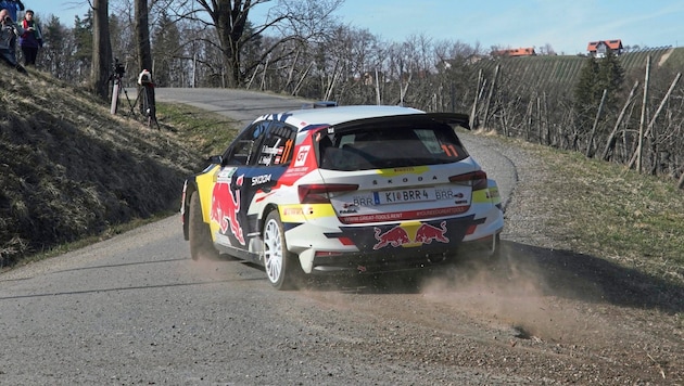 Baumschlager ventures into the Rebenland Rally this time with an old acquaintance (Bild: Sepp Pail)